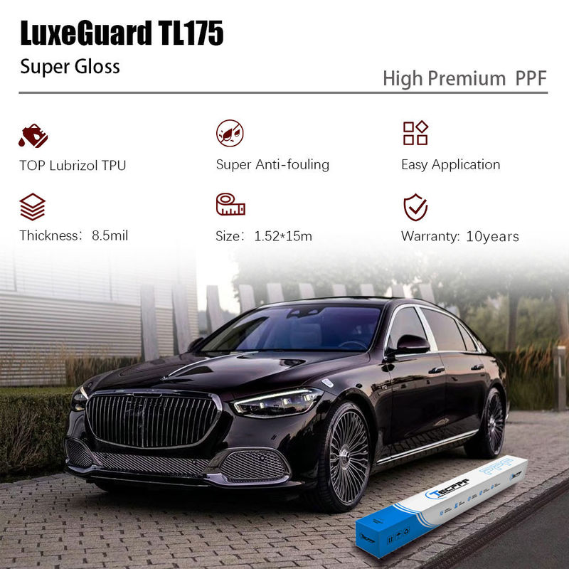 8.5mil PPF Gloss Verf Beschermingsfilm Warmte Healing Super Gloss Ppf Car Wrap