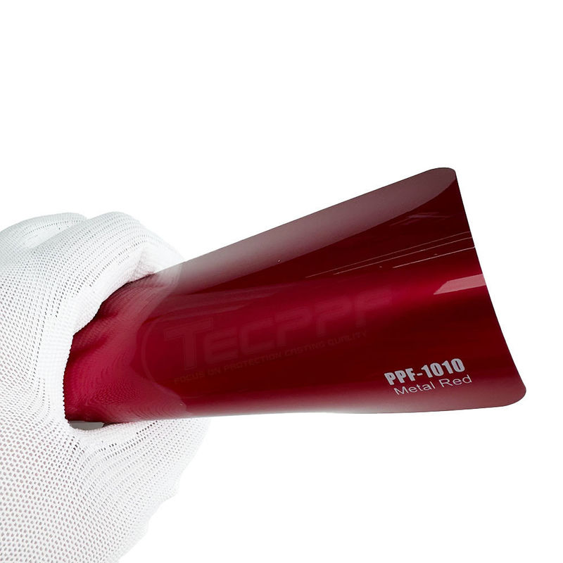 PPF-1010 Metal Rood Kleur Auto Ppf Coating 8mil Kleurverandering Verf Beschermingsfilm