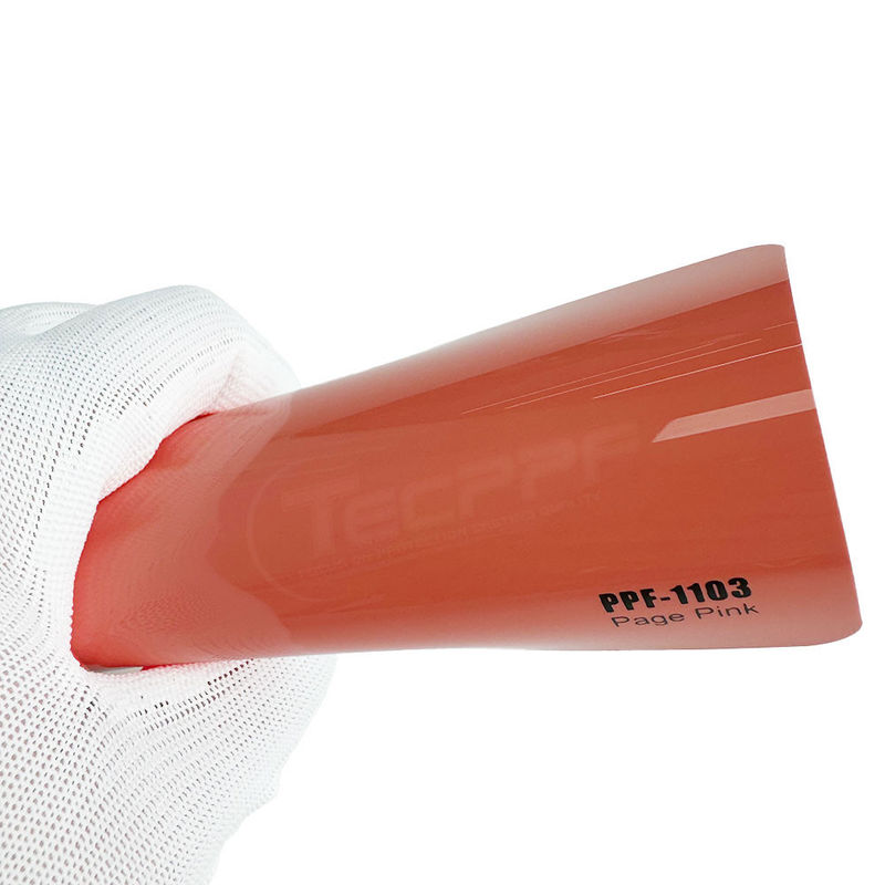 8 mil Dikte Warmte Healing Pagina Roze Kleur Verandering Verf Beschermingsfilm Auto Ppf Wrap