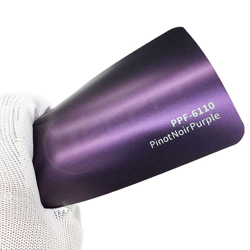 60 inch x 53 ft PPF-6110 Pinot Noir Purple Color Verf Beschermingsfilm vlekbestendig