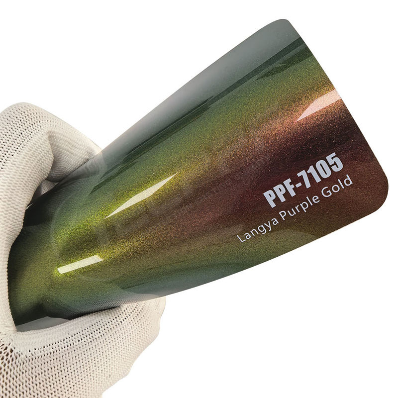 PPF-7105 Langya Purple Gold Color Verfbeschermingsfilm voor Autokrassen