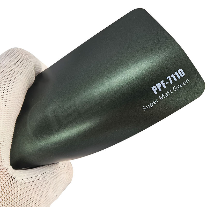 PPF-7110 Super Matt Groene Verfbeschermingsfilm Voor Autokrassen