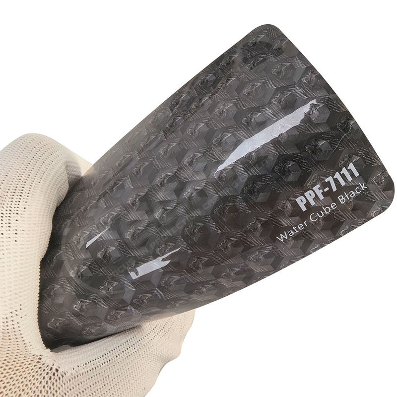 PPF-7111 Water Cube Zwarte Verfbeschermingsfilm Voor Autokrassen