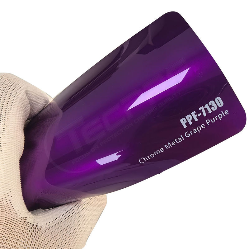 PPF-7130 Chrome Metal Grape Purple Color Verfbeschermingsfilm Voor Autokrassen