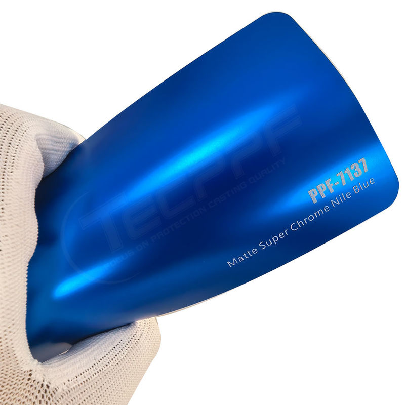 PPF-7137 Matte Superchroom Nijl Blauwe Kleur Verfbeschermingsfilm Voor Autokrassen