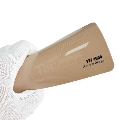 Havana Beige Verander kleur Verfbeschermingsfilm 1.52x16m / 60inchx53ft 8mil Dikte