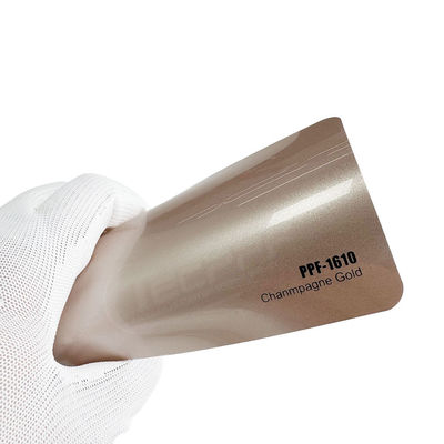 60 inchx53ft TPU Lubrizol Champagne Gold Kleur 8mil Kleurveranderingsverf Beschermingsfilm